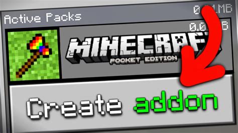 How To Make Addons For Mcpe 10 Minecraft Pe Addon Creator App Youtube