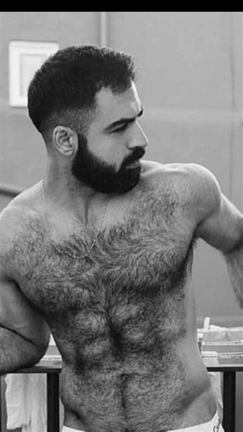 Hairy Men Bearded Men Goatee Black And White Pictures Hair And Beard Styles Male Beauty