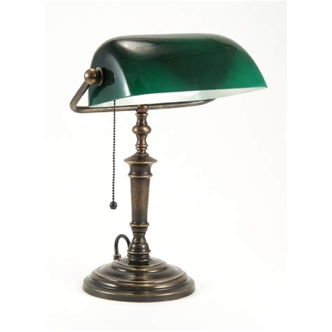 Maybe you would like to learn more about one of these? Traditional Bankers Desk Lamp with Green Shade