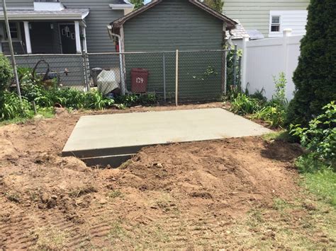 Concrete Foundations For Garages And Sheds Site Prep