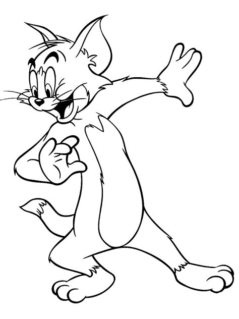 Dibujos Para Colorear De Tom Y Jerry Para Imprimir
