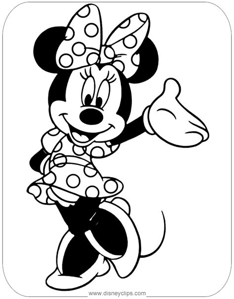 Dibujos Para Colorear Minnie Minnie Mouse Coloring Pages Disney My