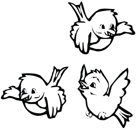 Flying Bird Line Drawing At Getdrawings Free Download