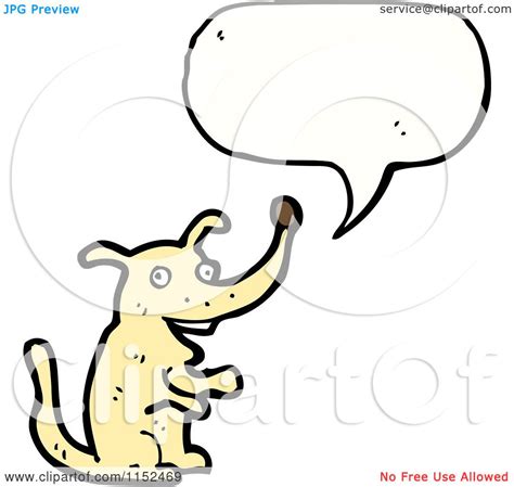 Cartoon Of A Talking Dog Royalty Free Vector