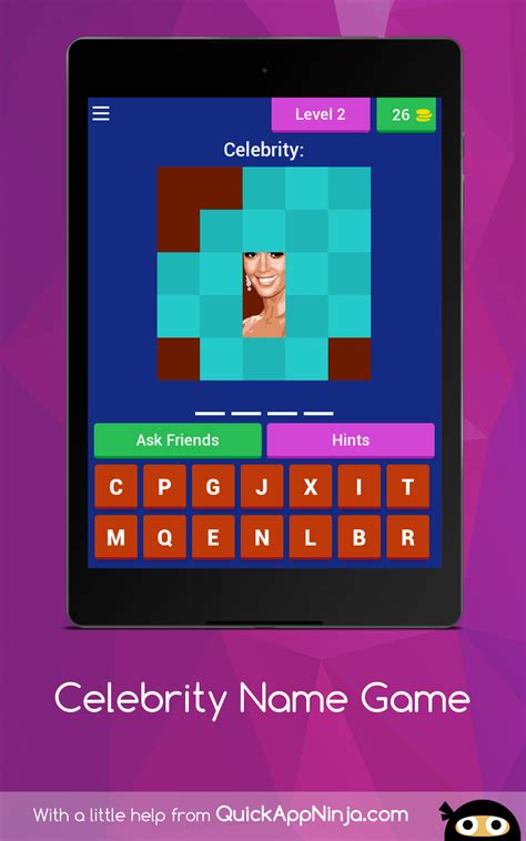 Celebrity Name Game Quizappstore For Android