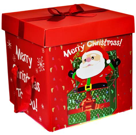 Check out our little gifts for kids range we've put together full of crafty and fun toys your little elves can get. Large Premium Christmas Eve Gift Box, Lid & Ribbon Handles ...