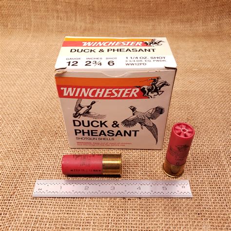 Winchester Duck Pheasant Ga Shot Box Of Old Arms Of Idaho
