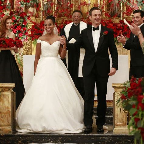 Scandal S Olivia Pope Wears Anne Barge Wedding Gown In Th Episode The Truth Behind