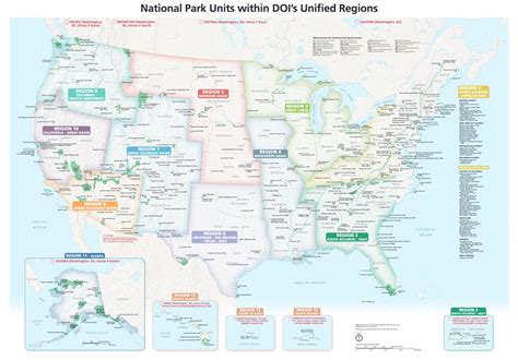 Us Map Of National Parks And Monuments Noel Paris
