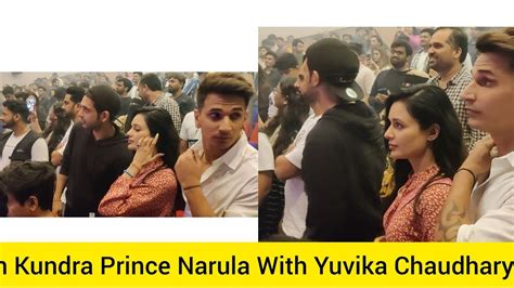 Karan Kundra Prince Narula With Yuvika Chaudhary Munawar Faruqui At