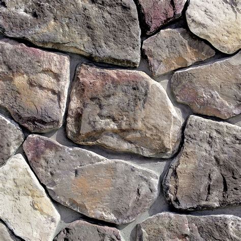 Coronado Stone Products Irregular Stone 100 Sq Ft Grey Quartzite