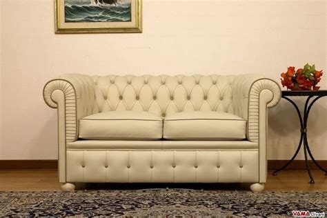 Homcom divano letto 2 in 1 con vano contenitore e design moderno Divano Chesterfield piccolo Chesterino - VAMA Divani