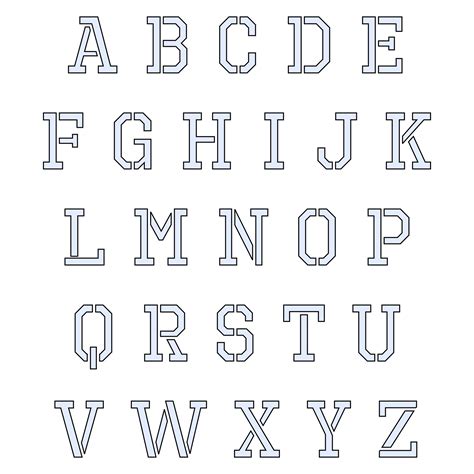 7 Best Images Of Free Printable Alphabet Cut Outs 6 Best Images Of