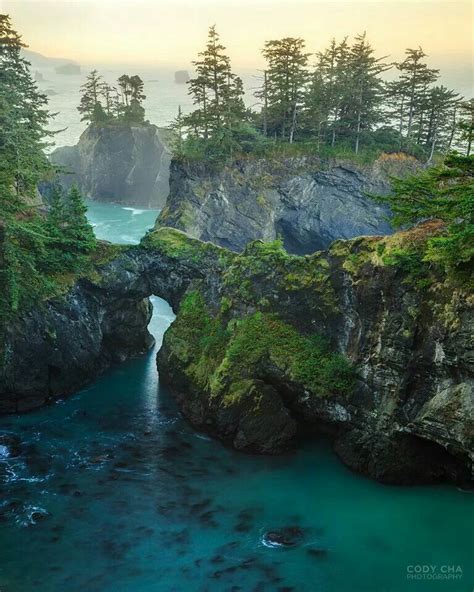 Natural Bridges Samuel H Boardman Park Oregon Travel Natural