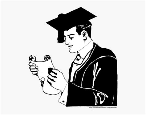 Graduation Cap Clipart 2016 Drawing Of A Graduating Student Hd Png
