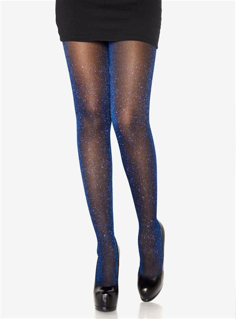 Shimmer Tights Blackroyal In 2021 Sparkle Tights Funky Tights