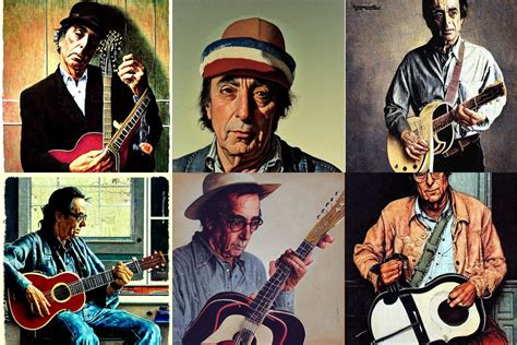 Portrait Of Ry Cooder By Norman Rockwell Stable Diffusion Openart