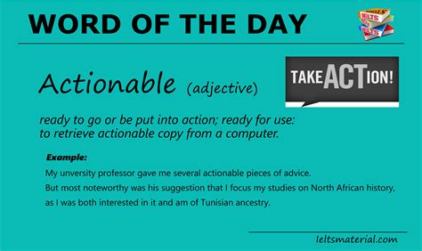 Word Of The Day Template