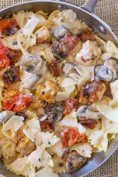 The salsa recipe makes an extremely generous amount of the apple salsa, regarding 4 cups. 30 Ideas for Farfalle with Chicken and Roasted Garlic ...