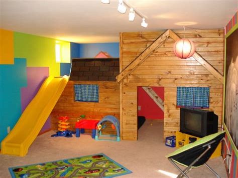 Cool 63 Stunning Basement Playroom Decorating Ideas Decoralink