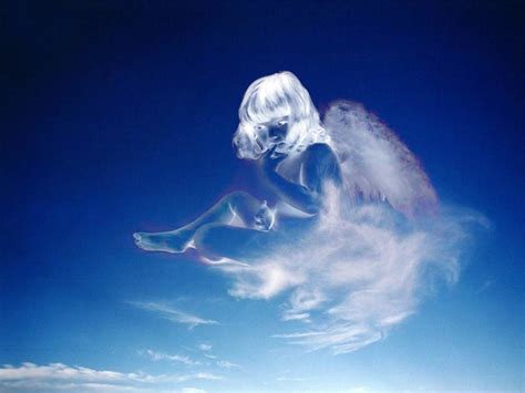Angel Flying In Heaven Poze Super Misto