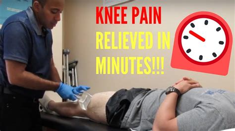 Knee Pain Relieved In Minutes Safe And Proven Youtube
