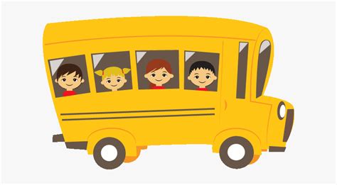 School Bus Animation School Bus Cartoon  Hd Png Download