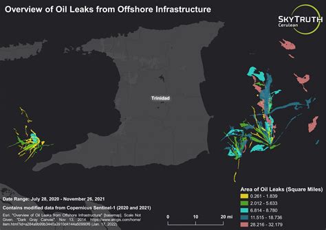 Trinidad And Tobagos Offshore Infrastructure Cumulative Spill Report