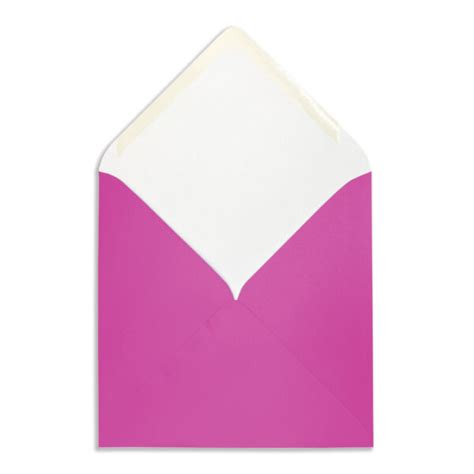 130mm Square Pearlescent Bright Pink Envelopes 100gsm The Envelope