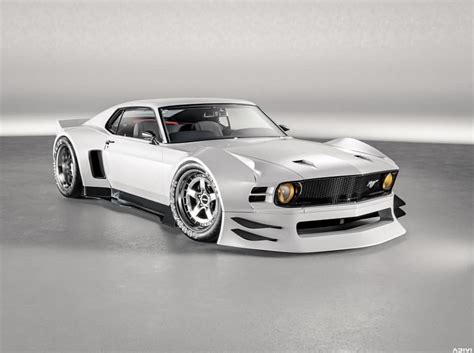 Widebody Boss 302 Mustang Restomod Rendered With Angry Visuals Ferrari