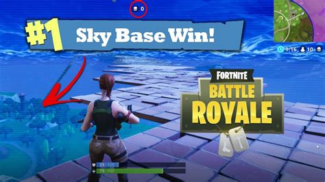 The Perfect Skybase Win How To Win A Skybase On Fortnite Youtube