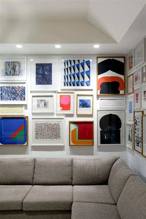Interior Of Modern House With Art Wall Decor Interior Design Ideas
