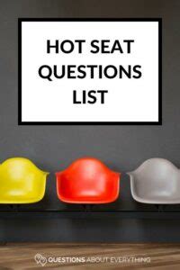 Best Hot Seat Questions To Use During Game Night