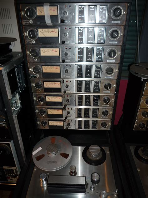 Ampex 8 Tracks Recording Equipment Audio Sound Audio