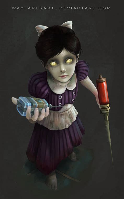 little sister bioshock by wayfarerart on deviantart