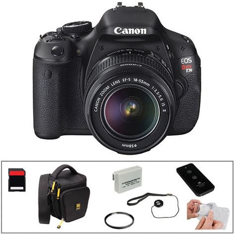 Canon Eos Rebel T3i Dslr Camera With 18 55mm F35 56 Is Ii