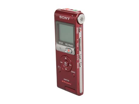 Sony Icd Ux200 Red Digital Voice Recorder
