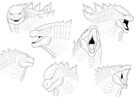 How To Draw Godzilla King Of The Monsters Step By Step You Can Try