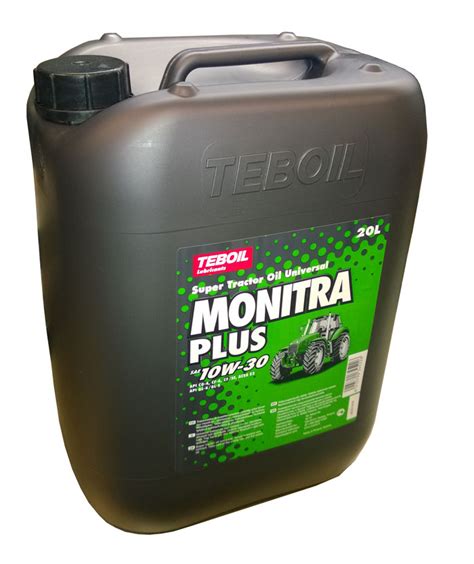 Teboil Monitra Plus 10w 30 20l Vaihteisto Hydrauliikkaöljy