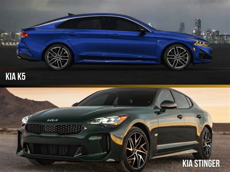 Kia K5 Vs Stinger Detailed Comparison Darcars Kia Of Frederick