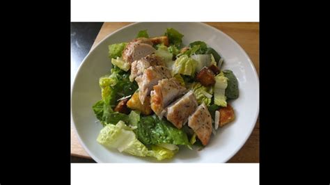 The classic is the homemade garlic oil: Homemade Grilled Chicken Caesar Salad using Original ...