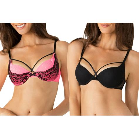 Smart And Sexy Womens Extreme Push Up Bra Style Sa324 2 Pack