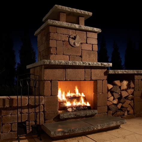 Necessories Desert Compact Outdoor Fireplace 4200039 The Home Depot