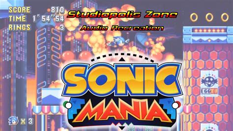 Sonic Mania Demo Audio Recreation Studiopolis Zone Act 1 Youtube