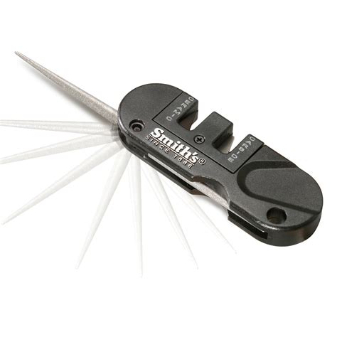 The smith's pp1 pocket pal multifunction is one of the best pocket knife sharpeners. Smith's Pocket Pal Multifunctional Knife Sharpener