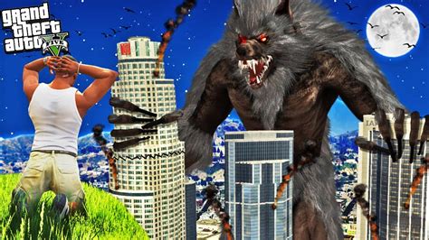 Franklin Gets Attacked By A Werewolf In Gta 5 Youtube