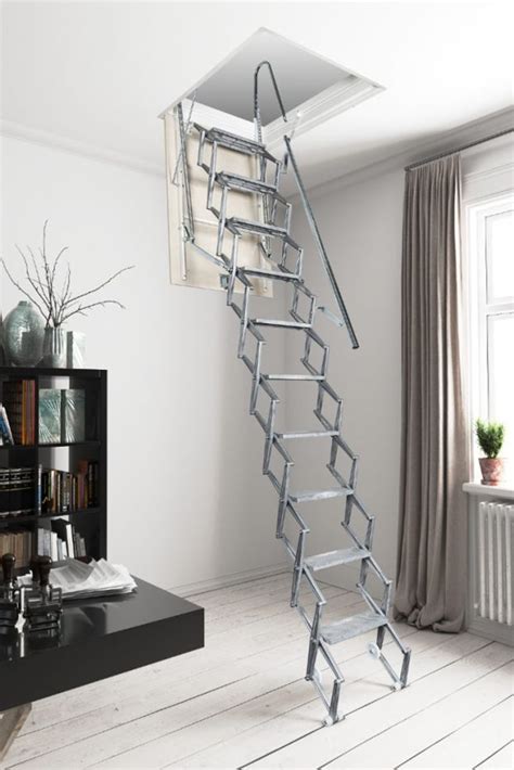 Fantozzi Alluminio Concertina Loft Ladder Loft Centre Products Carpet