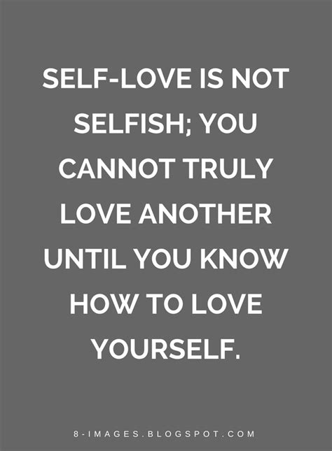 Quotes and sayings of april haney: Self-love is not selfish; you cannot truly love another ...