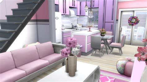 The Sims 4 Speed Build Valentines Day Loft No Cc The Sims4 Sims
