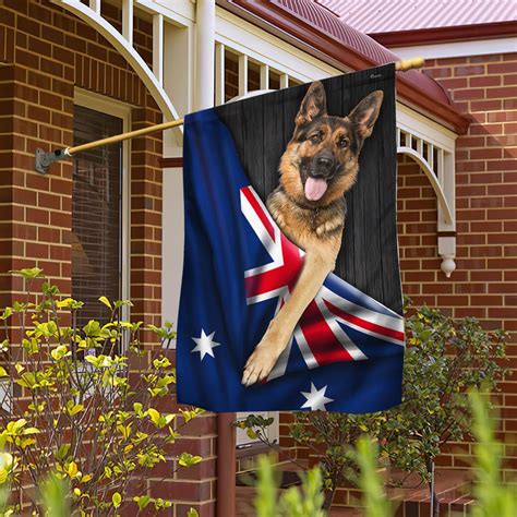 German Shepherd Australia Flag Ddh2847fv17 Flagwix